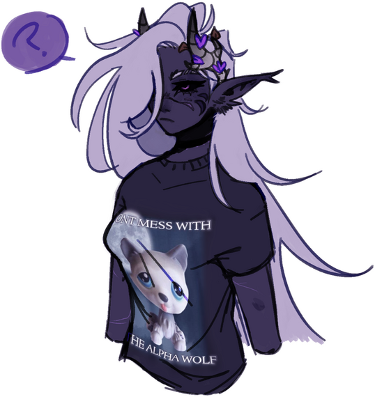 Sketched halfbody with added color. Would cost $40.