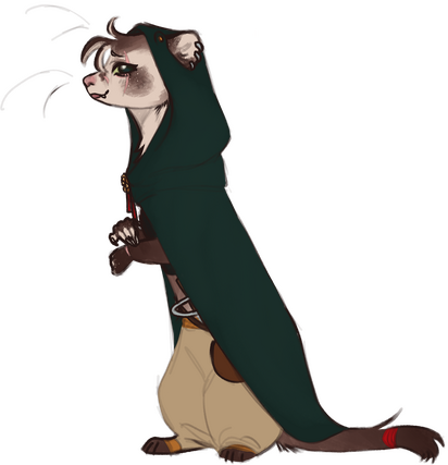 Sketched fullbody with added color. Would cost $55.