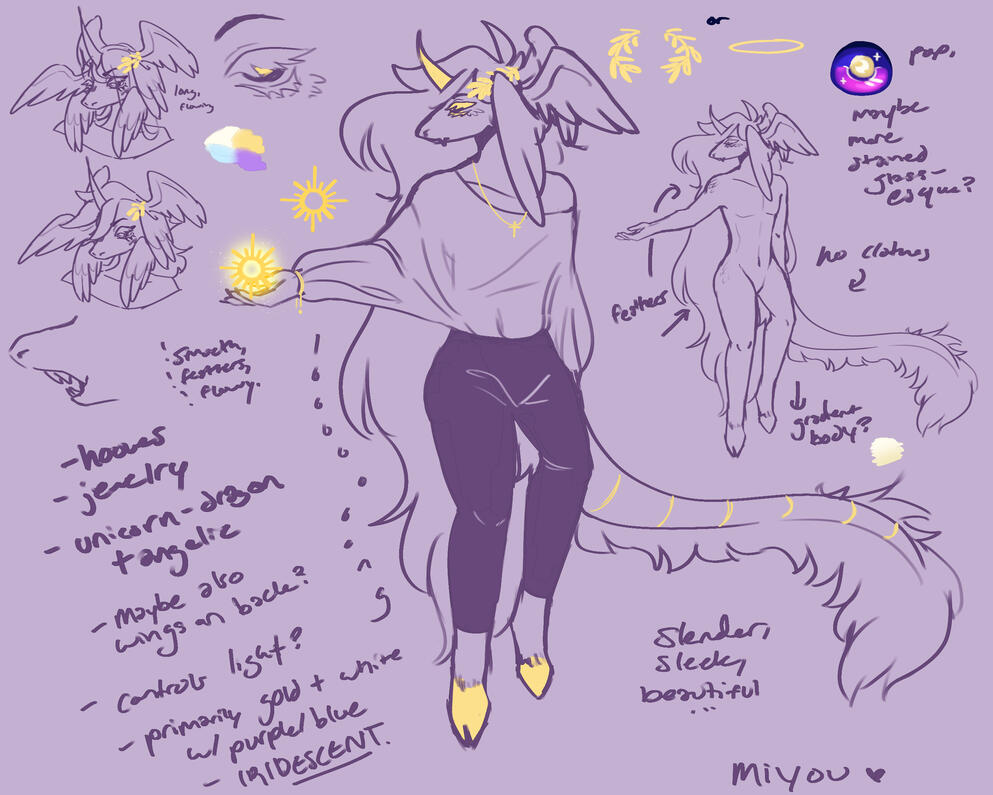 Custom design sketch page with upgraded reference sheet (pictured in reference sheet category). With previous specifications, would cost around $330.