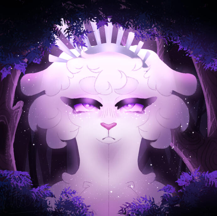 Rendered lineless bust scene, nonstandard option. Would cost around $100.